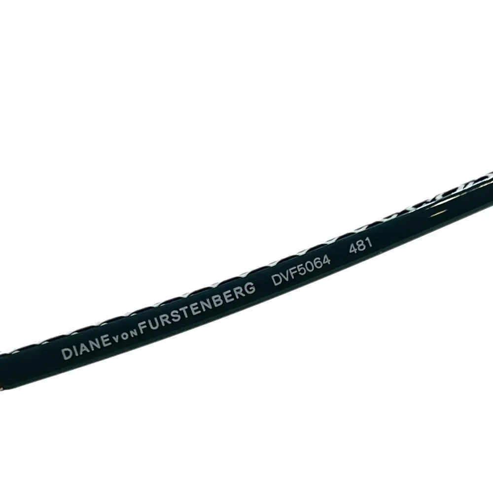 NEW Diane von Furstenberg DVF 5064 481 Glossy Bluegreen Eyeglass Frame 52-16-130